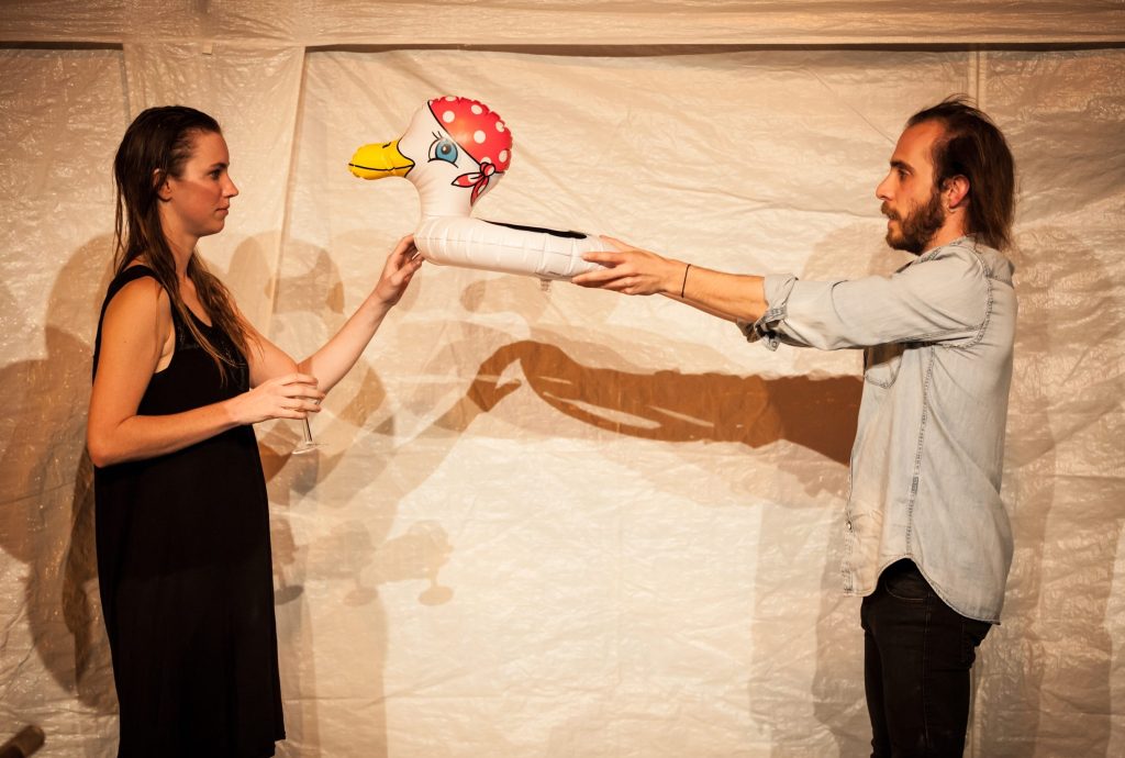 Non c’est pas ça ! (treplev variation) librement inspiré de La Mouette, d’Anton Tchekhov. Mise en scène Le Grand Cerf Bleu
le Centquatre-Paris  © Simon Gosselin