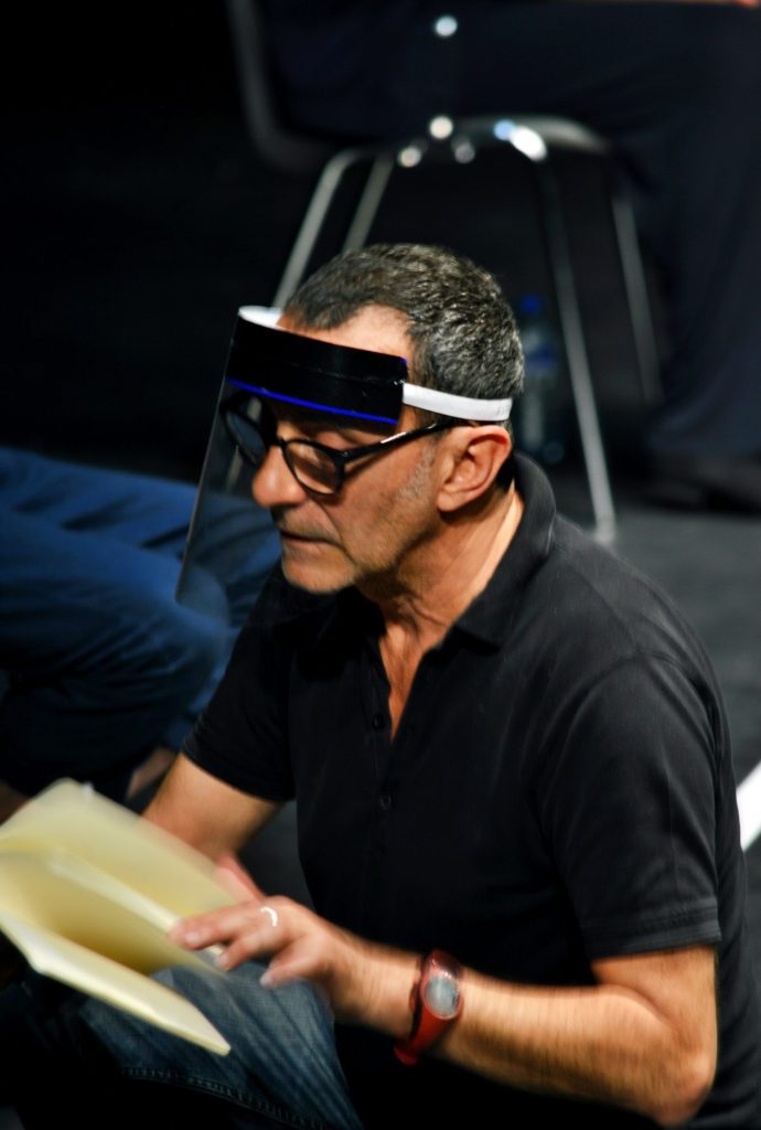 Didier Ruiz lors des répétitions en mai 2020 à la MC93 © OFGDA