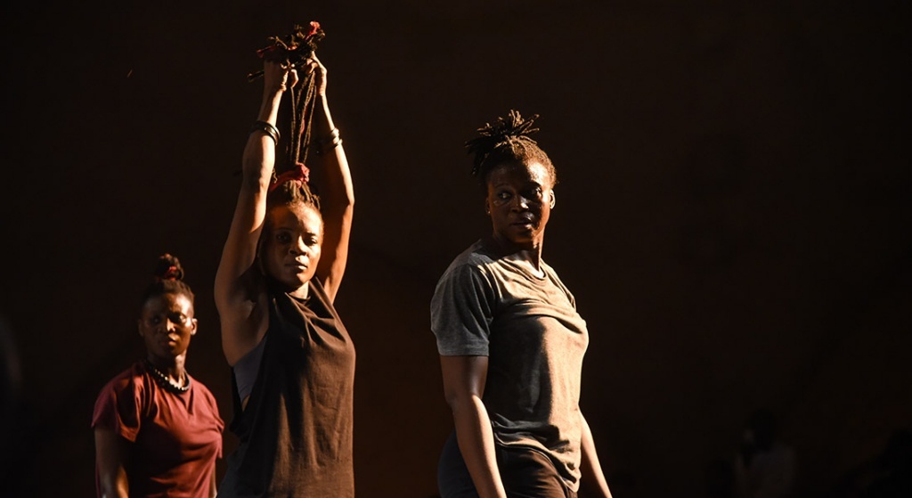 Siguifun d’Alioune Diagne, Ladji Koné, Naomi Fall et Amala Dianor © Nicolas Réméné