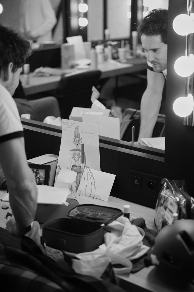 Backstage du Soldat Rose, mise en scène de Julien Alluguette © Cédric Vasnier
